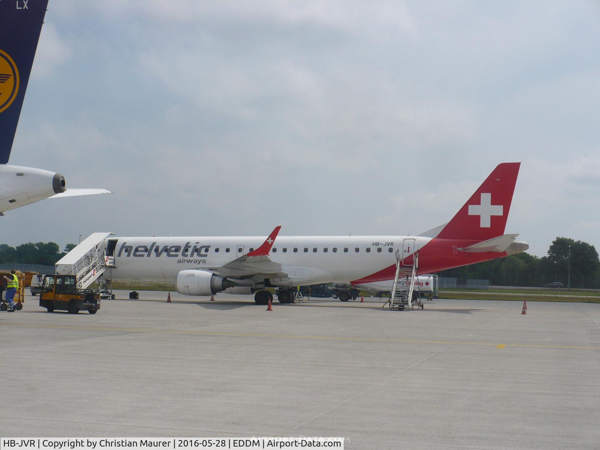 HB-JVR, 2011 Embraer 190LR (ERJ-190-100LR) C/N 19000435, ERJ-195