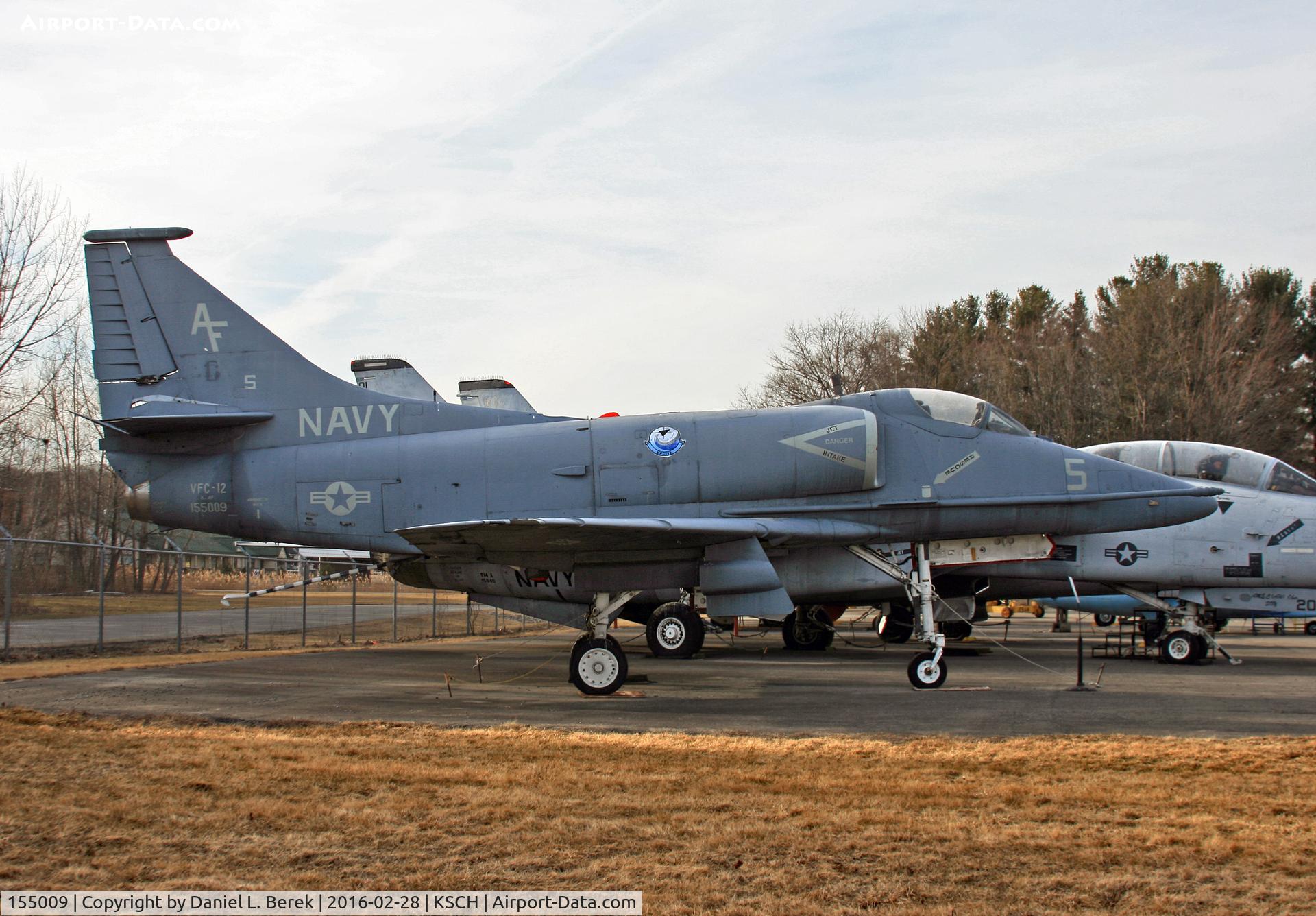 155009, Douglas A-4F Skyhawk C/N 13825, Later-model Skyhawk with special tail.