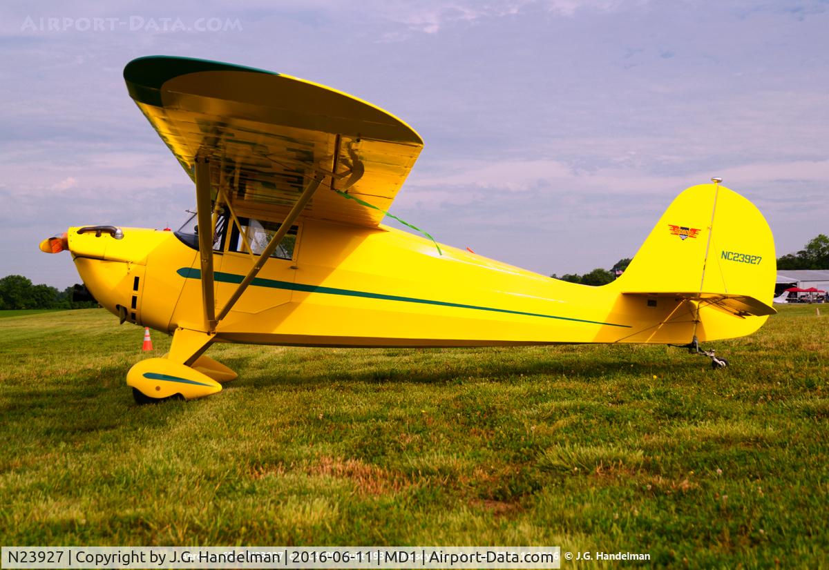 N23927, 1939 Aeronca 65-C C/N C4109, Port beam view.