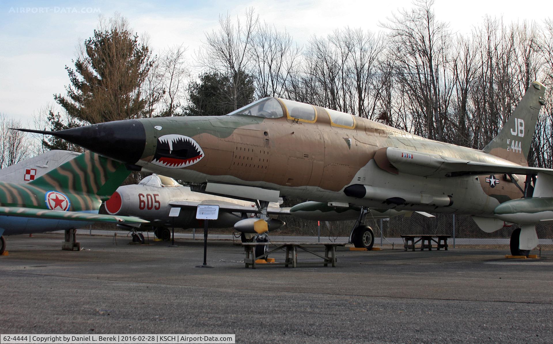 62-4444, 1962 Republic F-105G Thunderchief C/N F033, Nice, sleek Cold War jet at ESAM.
