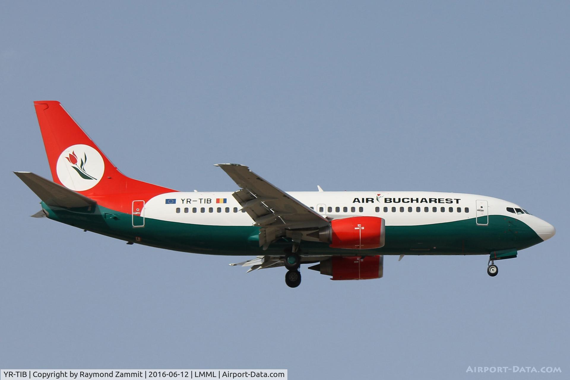 YR-TIB, 1995 Boeing 737-3L9 C/N 27924, B737-300 YR-TIB Air Bucharest
