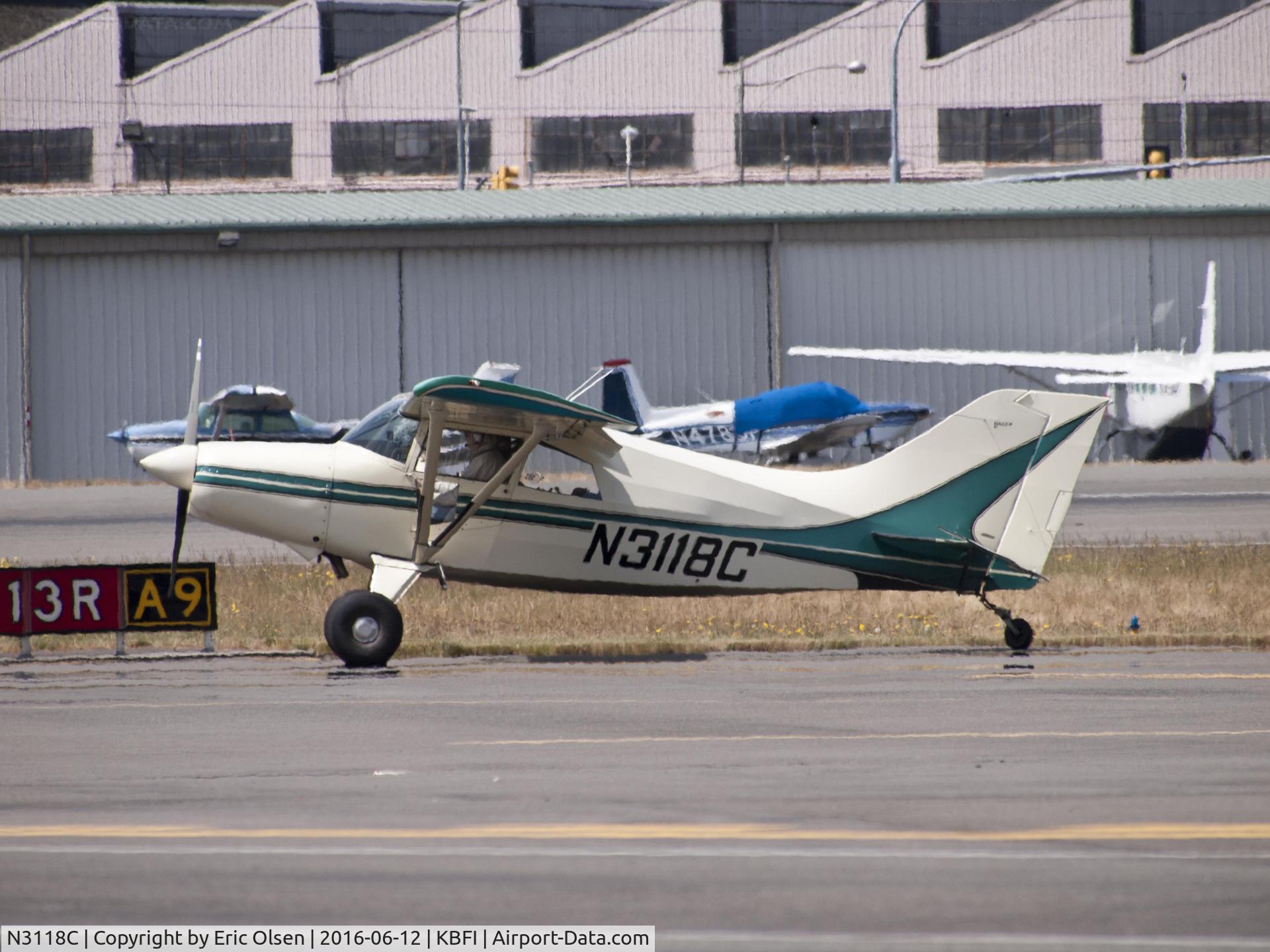 N3118C, 1995 Maule MX-7-180A Sportplane C/N 20034C, Maule getting ready to take off.