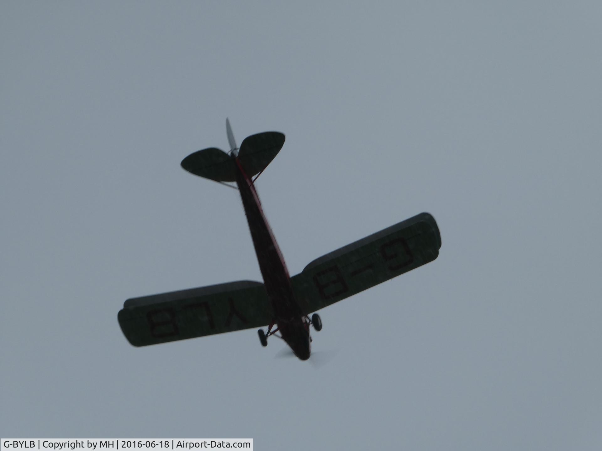 G-BYLB, 1940 De Havilland DH-82A Tiger Moth II C/N 83286, Overflying one afternoon - some aerobatics