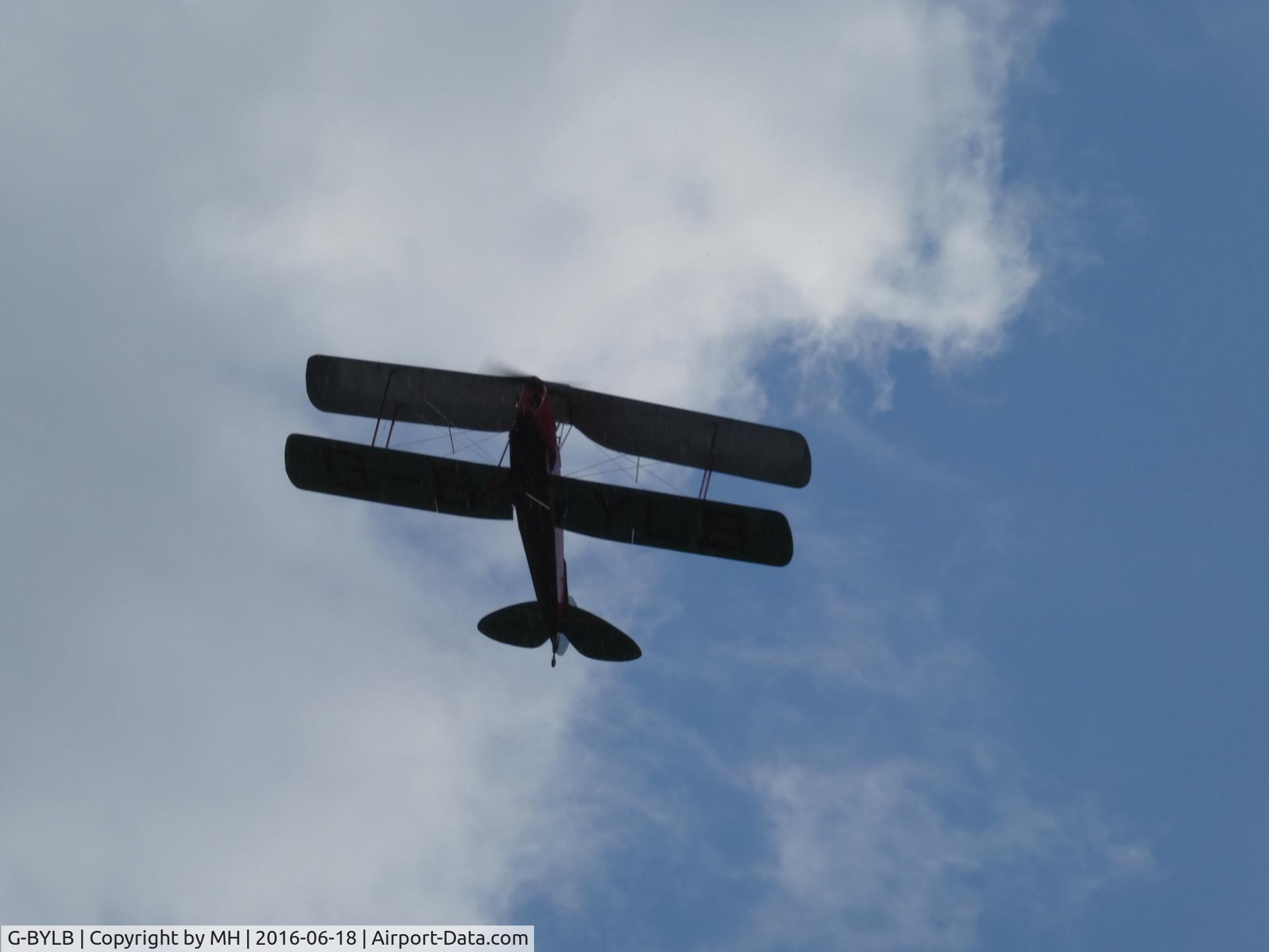 G-BYLB, 1940 De Havilland DH-82A Tiger Moth II C/N 83286, Overflying - some aerobatics