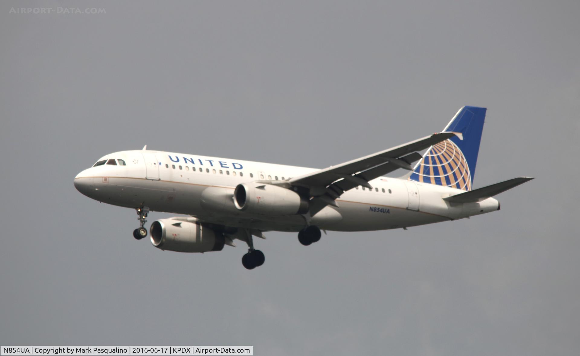 N854UA, 2002 Airbus A319-131 C/N 1731, Airbus A319
