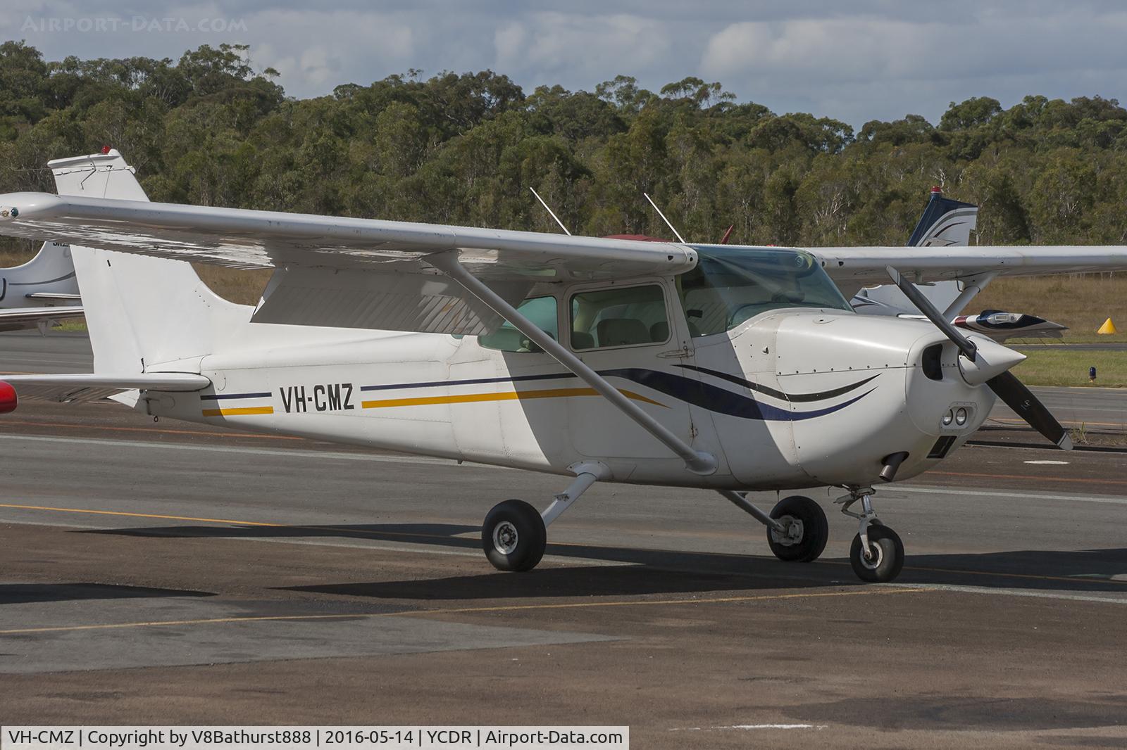 VH-CMZ, 1974 Cessna 172M C/N 17263149, VH-CMZ resting on the apron at Caloundra