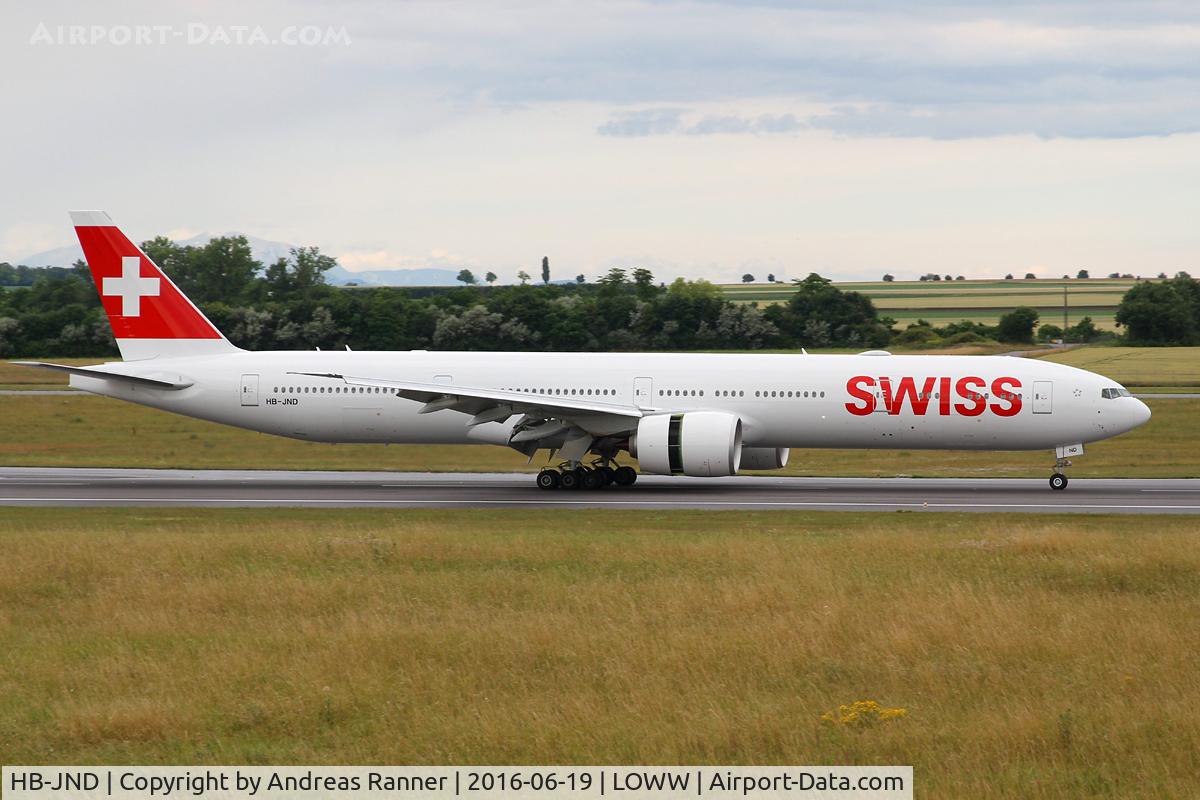 HB-JND, 2016 Boeing 777-3DE/ER C/N 44585, Swiss Boeing 777