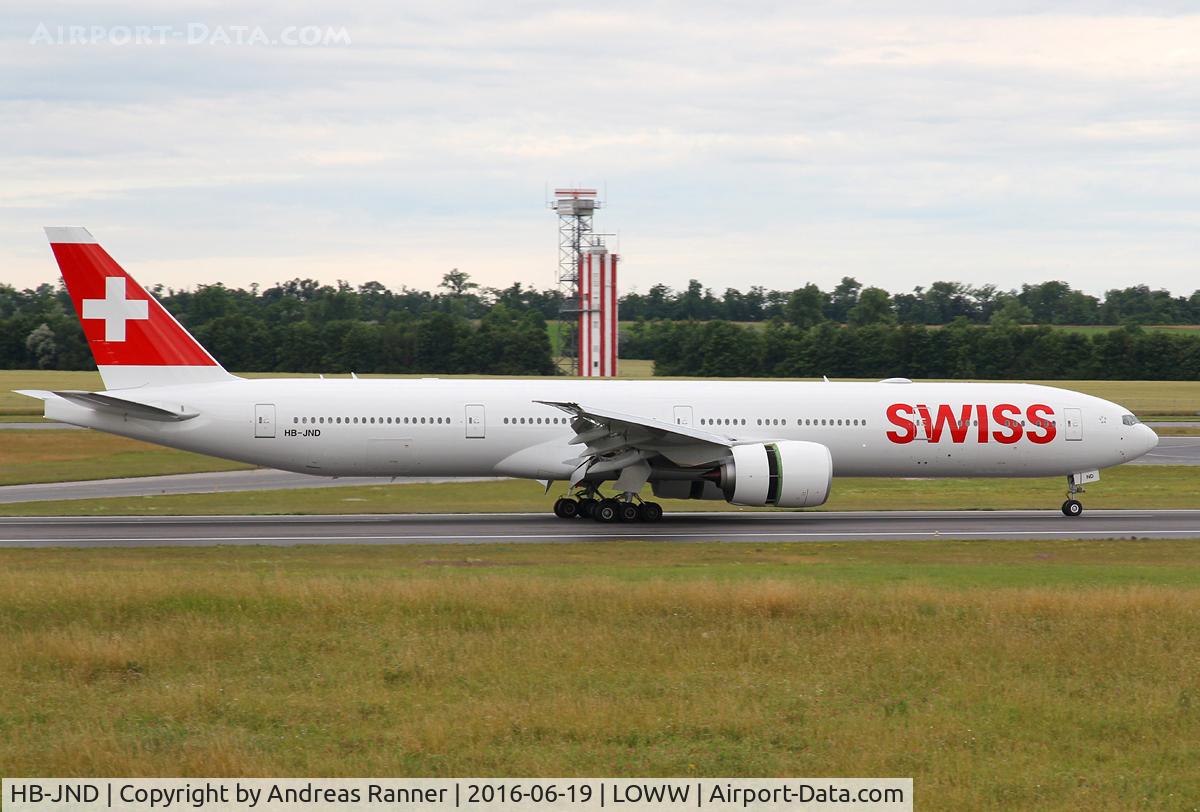 HB-JND, 2016 Boeing 777-3DE/ER C/N 44585, Swiss Boeing 777