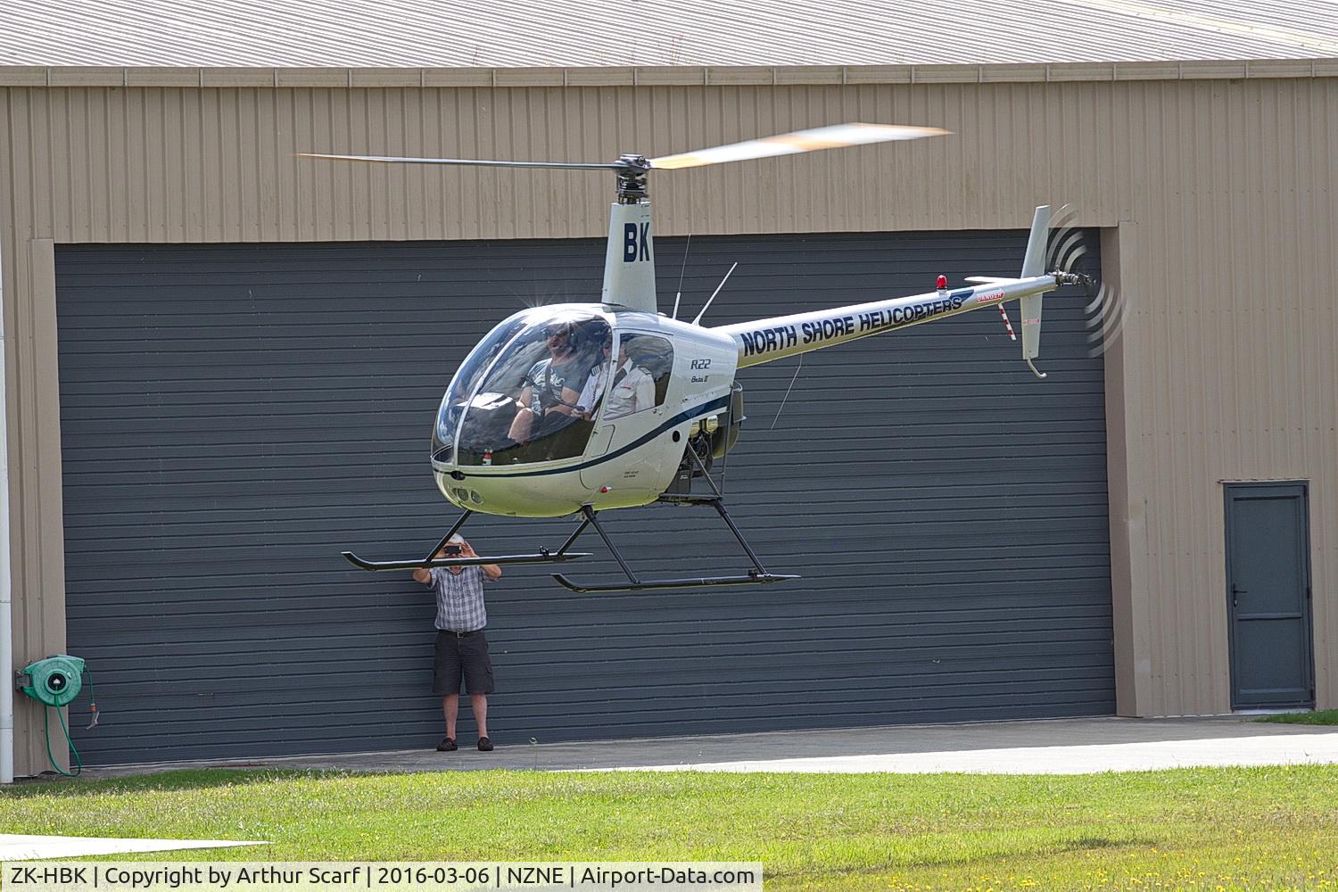 ZK-HBK, Robinson R22 Beta C/N 2915, ZK-HBK North Shore Aerodrome Auckland NZ 6th March 2016