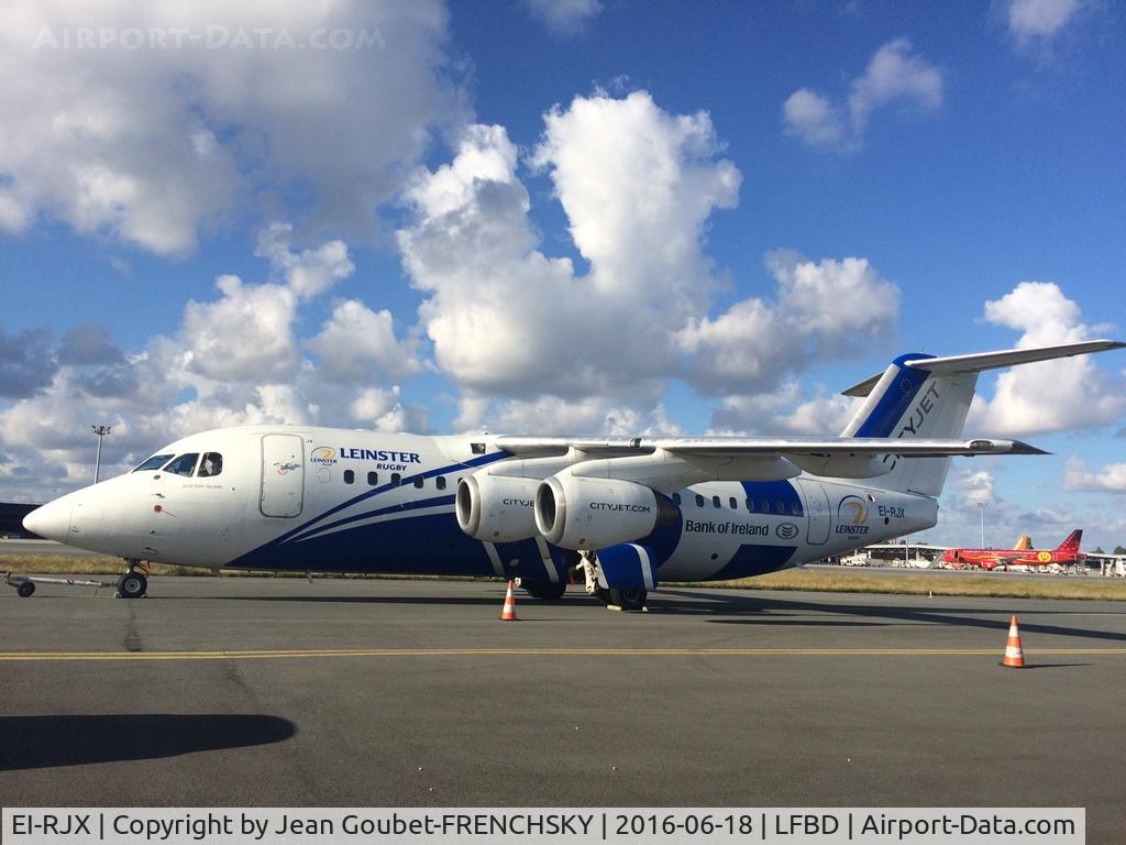 EI-RJX, 2000 BAe Systems Avro 146-RJ85A C/N E.2372, Cityjet for Eurofoot 2016 Eire/Belgium football match