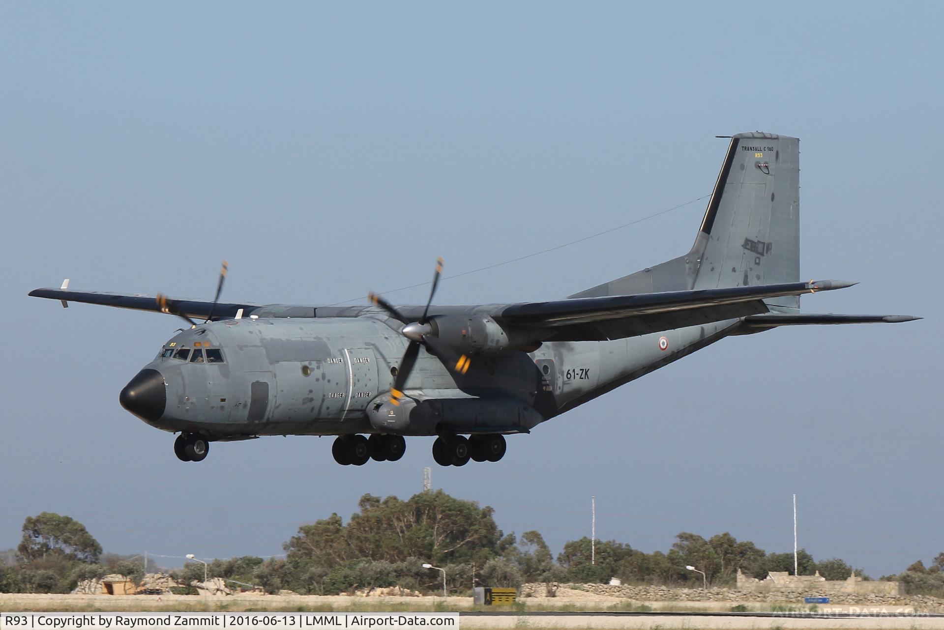 R93, Transall C-160R C/N 93, Transall C160 R93/61-ZK French Air Force