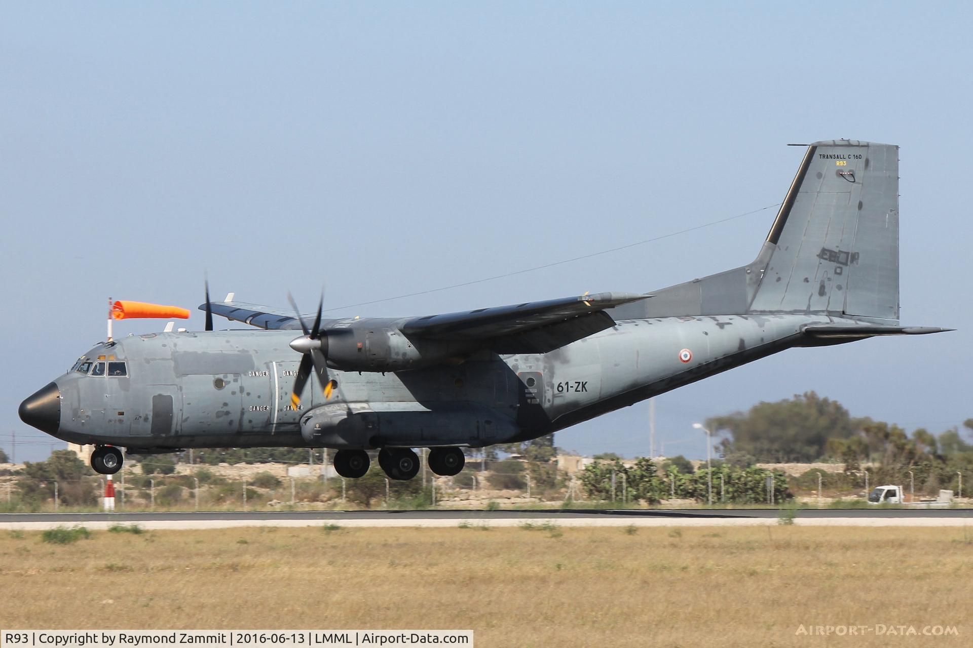 R93, Transall C-160R C/N 93, Transall C160 R93/61-ZK French Air Force