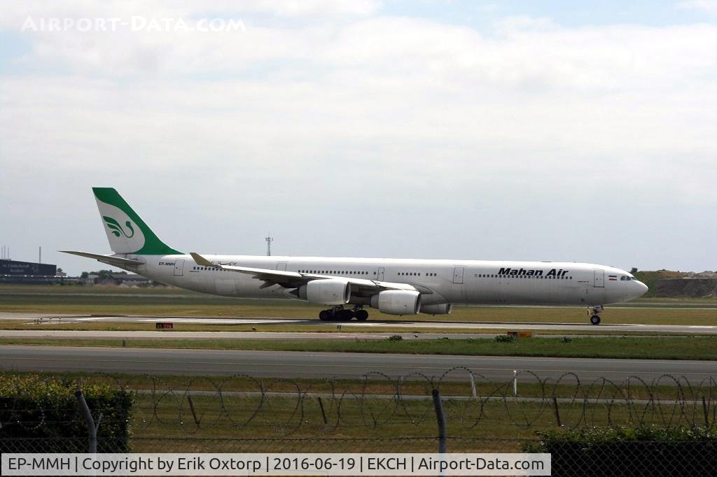 EP-MMH, 2002 Airbus A340-642 C/N 391, EP-MMH taking off ew 22R