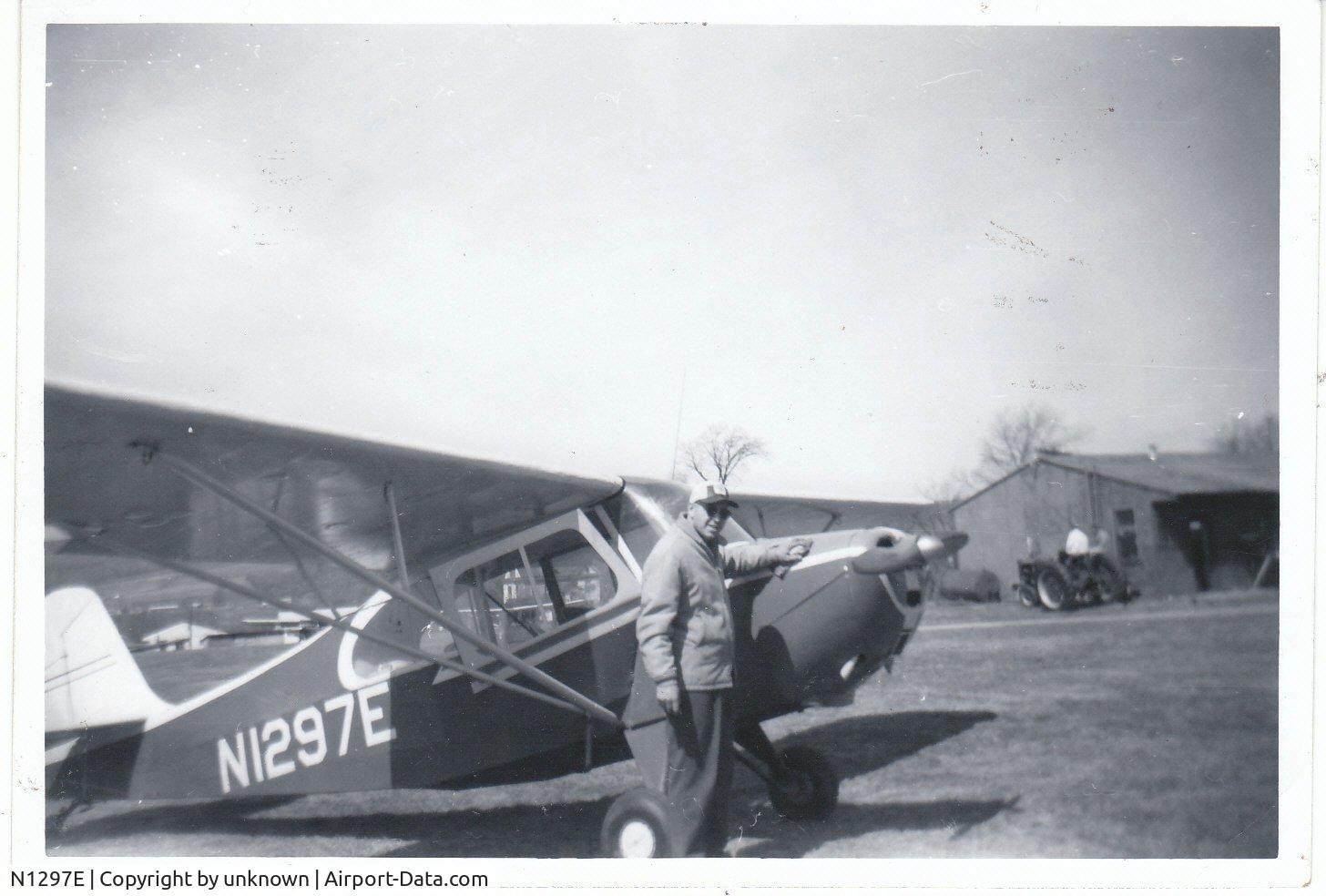 N1297E, 1946 Aeronca 7AC Champion C/N 7AC-4857, This was my Dad's plane back in the early 1960's my brother, myself and dad are in the picture - the photo was taken at an old airfield  called Brizee-Harmon field owned at the time by Roy Harmon on Marsh Rd. just outside Rochester, NY
