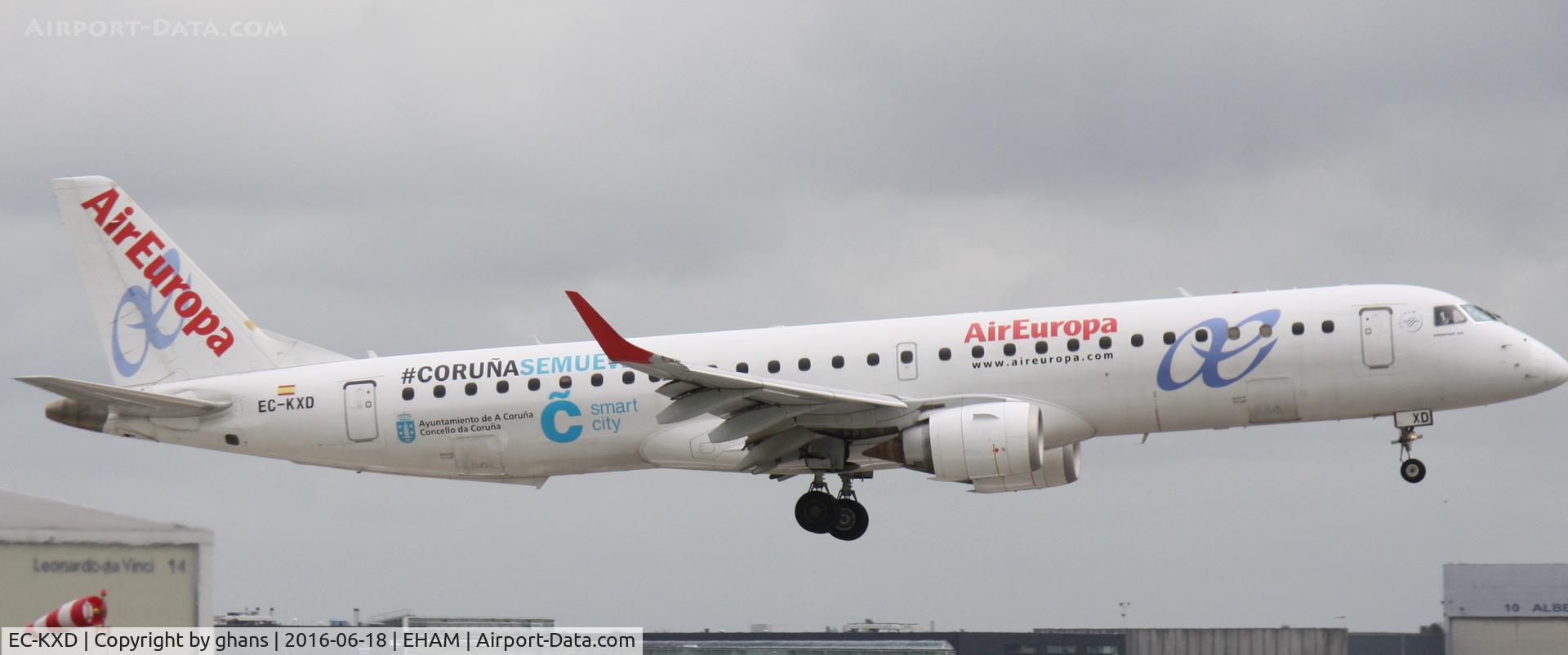 EC-KXD, 2009 Embraer 195LR (ERJ-190-200LR) C/N 19000244, 