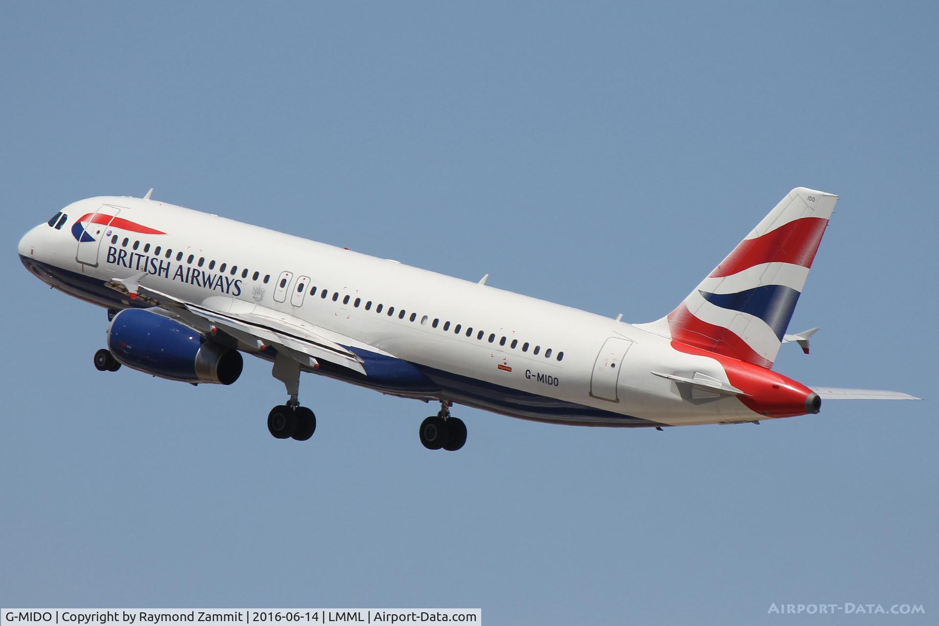 G-MIDO, 2002 Airbus A320-232 C/N 1987, A320 G-MIDO British Airways