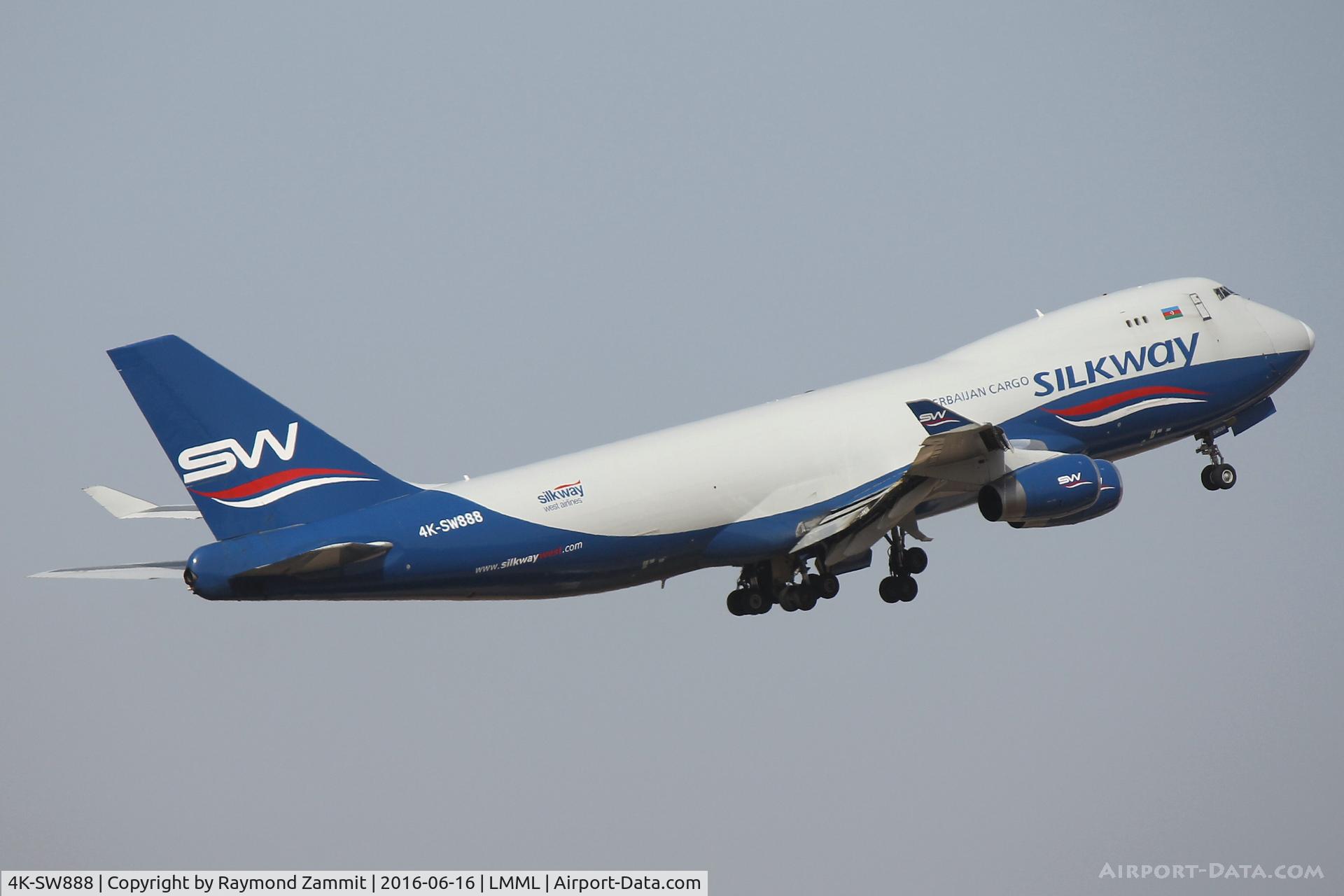 4K-SW888, 1999 Boeing 747-4R7F/SCD C/N 29730, B747 4K-SW888 Silkway Azerbaijan Cargo