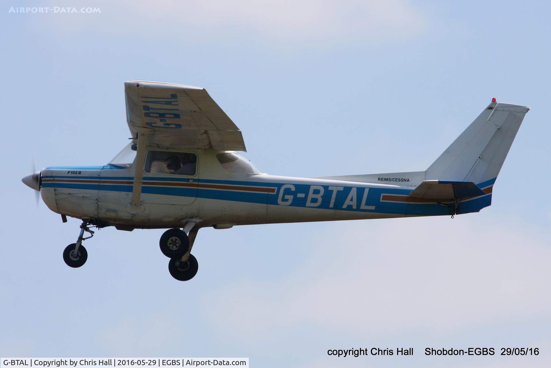G-BTAL, 1978 Reims Cessna F152 C/N 1444, at Shobdon