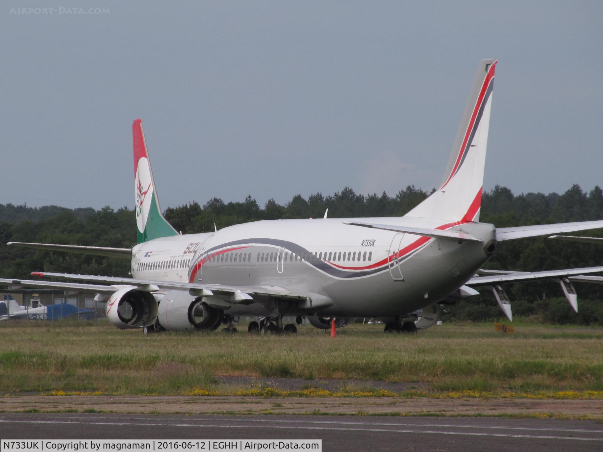 N733UK, 1994 Boeing 737-3Q8 C/N 26307, still in store at hurn