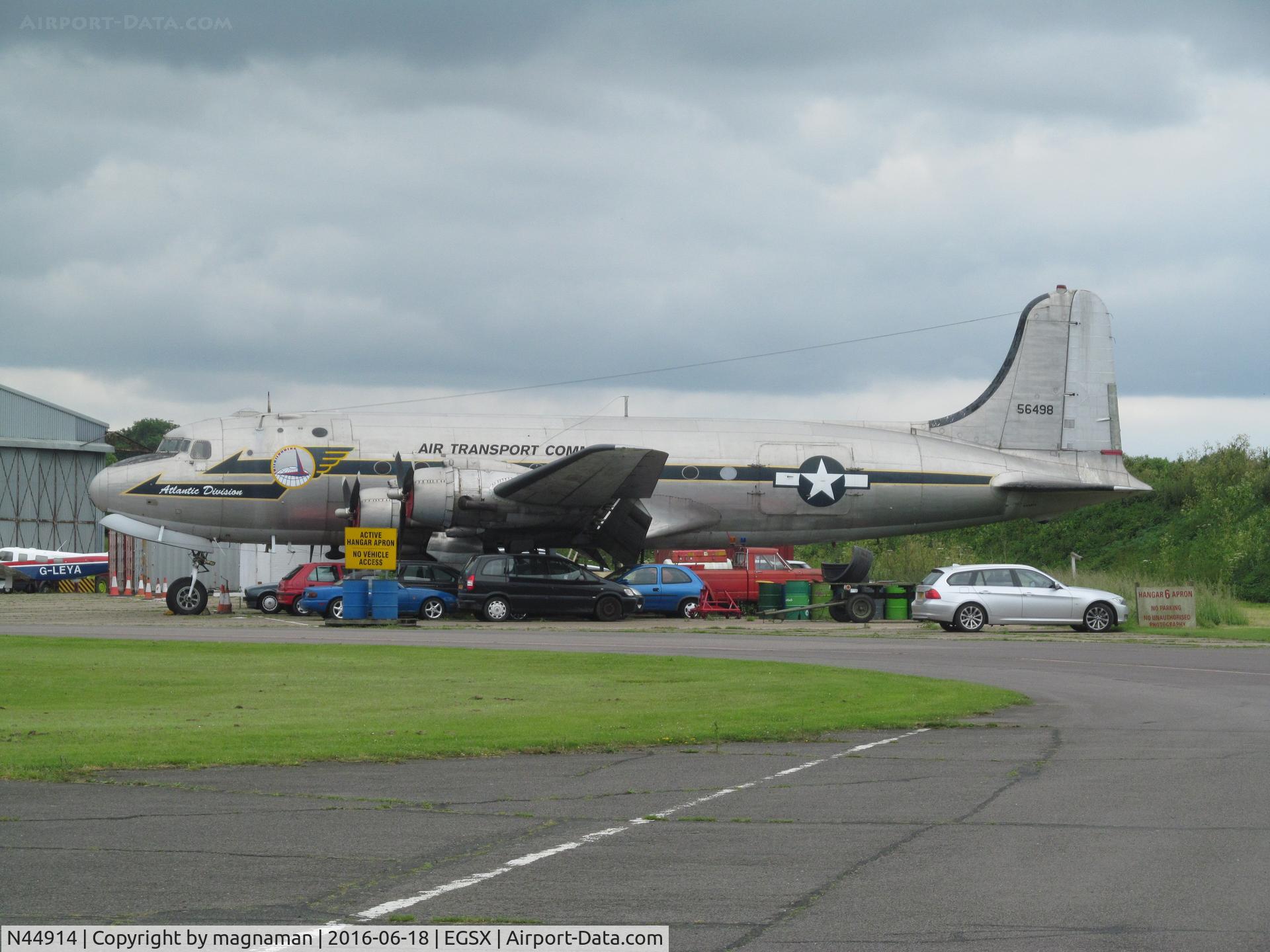 N44914, 1945 Douglas C-54Q-1-DC Skymaster (DC-4A) C/N 10630, at open day 2016 - fly in