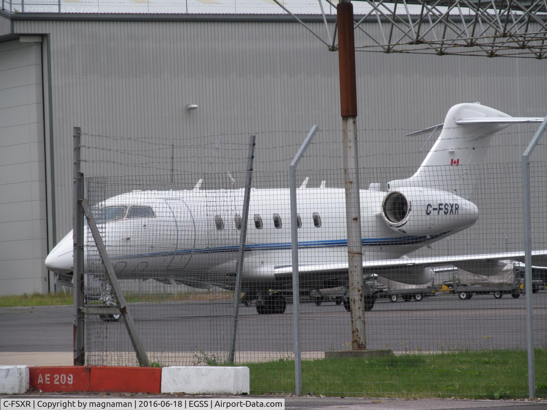 C-FSXR, 2013 Bombardier Challenger 300 (BD-100-1A10) C/N 20416, about to depart STN
