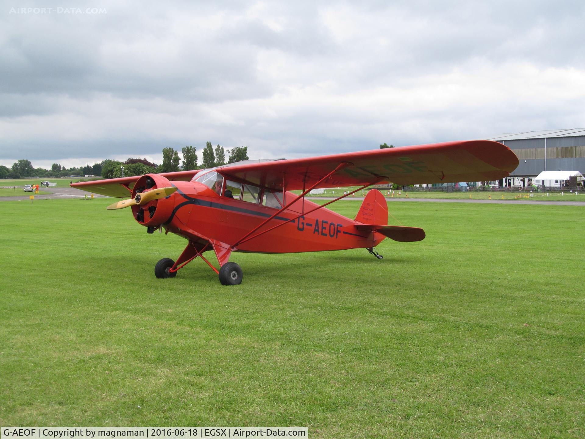 G-AEOF, 1936 Rearwin 8500 Sportster C/N 462, Cool old vintage a/c