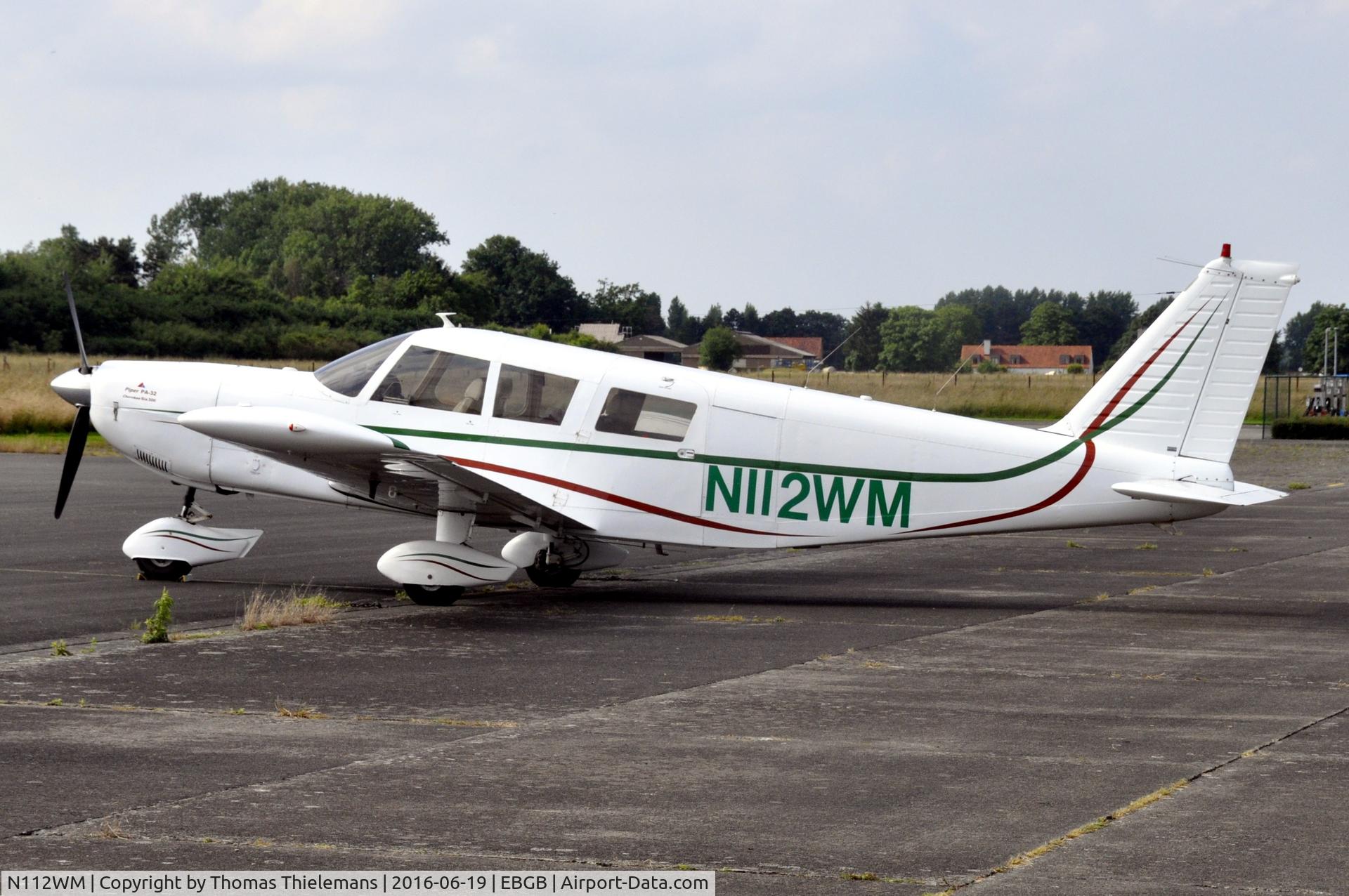 N112WM, 1971 Piper PA-32-300 Cherokee Six Cherokee Six C/N 32-7140001, Parked
