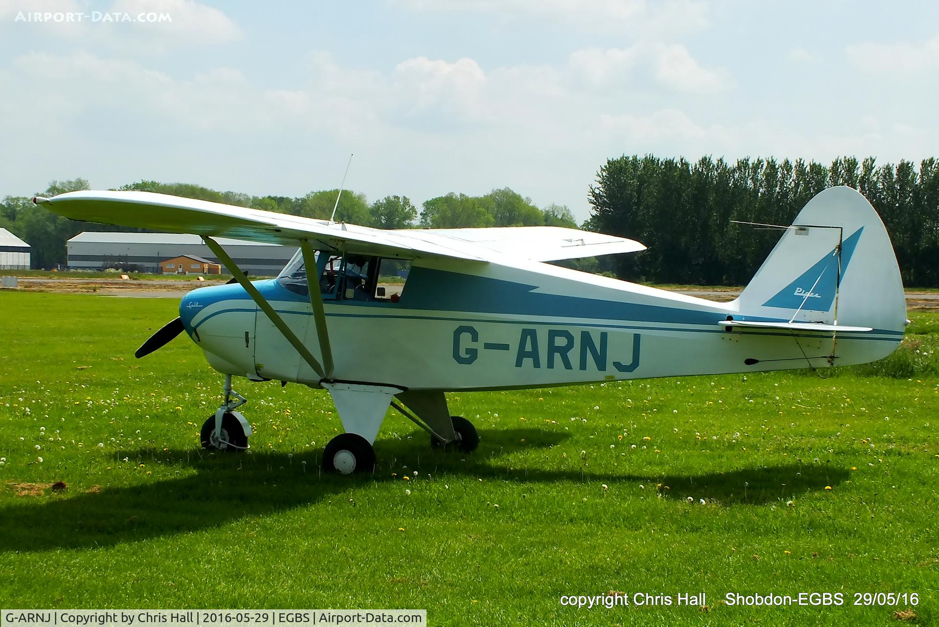 G-ARNJ, 1961 Piper PA-22-108 Colt Colt C/N 22-8587, at Shobdon