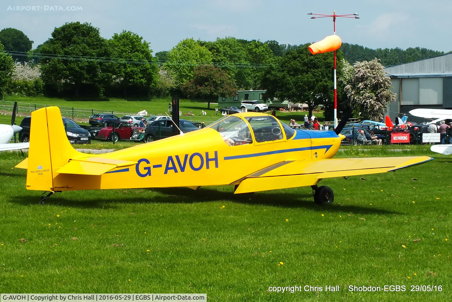 G-AVOH, 1967 Rollason Druine D-62B Condor C/N RAE/622, at Shobdon