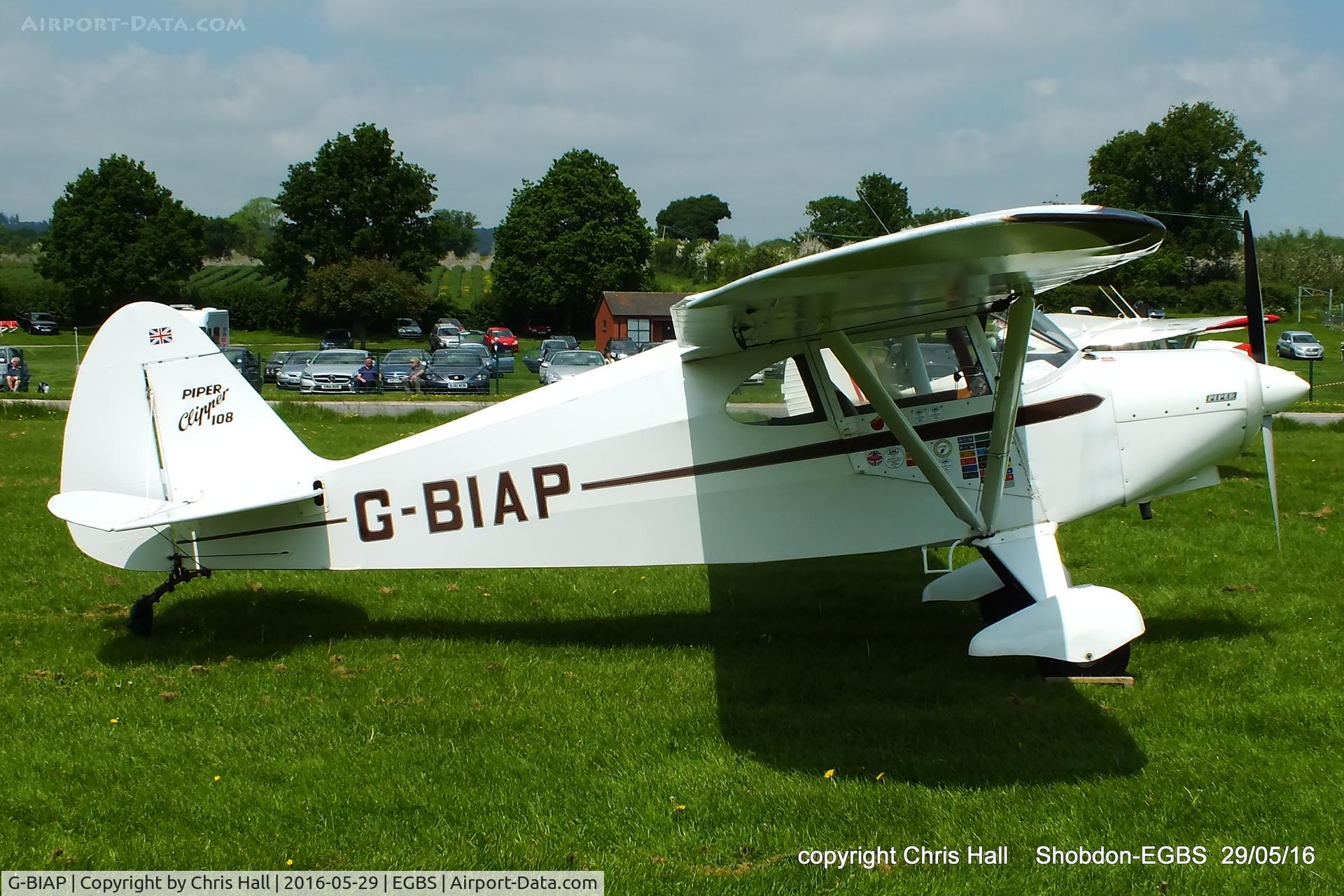 G-BIAP, 1950 Piper PA-16 Clipper Clipper C/N 16-732, at Shobdon
