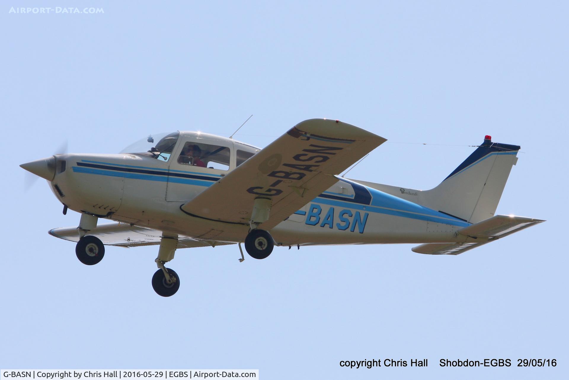 G-BASN, 1973 Beech C23 Sundowner 180 Sundowner 180 C/N M-1476, at Shobdon