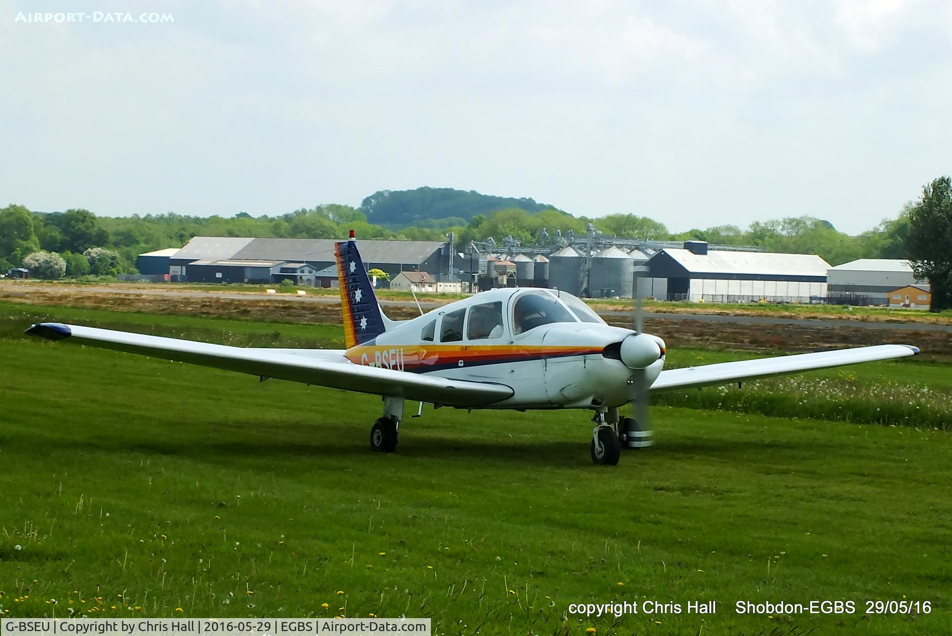 G-BSEU, 1977 Piper PA-28-181 Cherokee Archer II C/N 28-7890108, at Shobdon