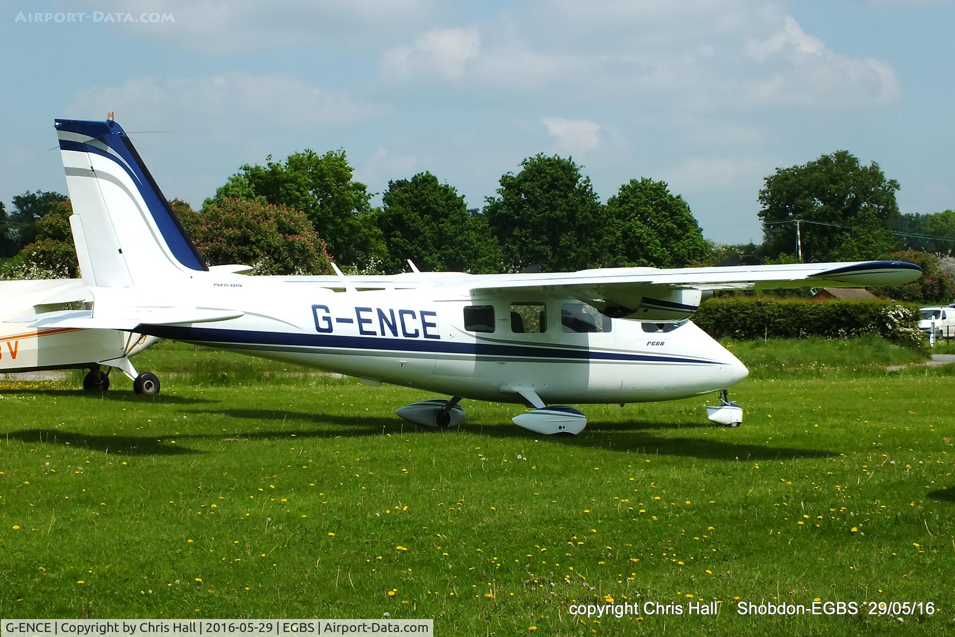 G-ENCE, 1978 Partenavia P-68B C/N 141, at Shobdon