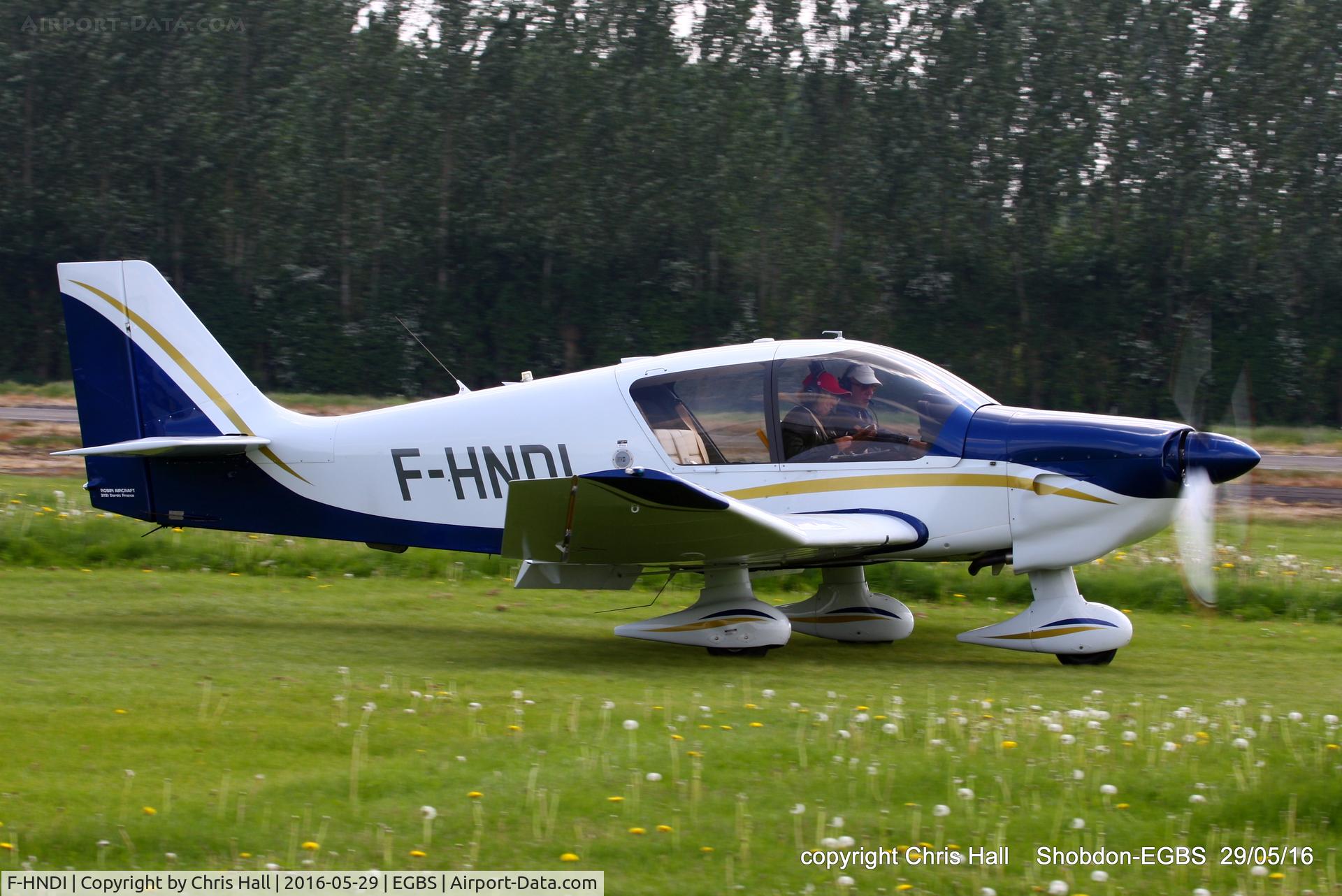 F-HNDI, Robin DR-400-140B Major C/N 2663, at Shobdon