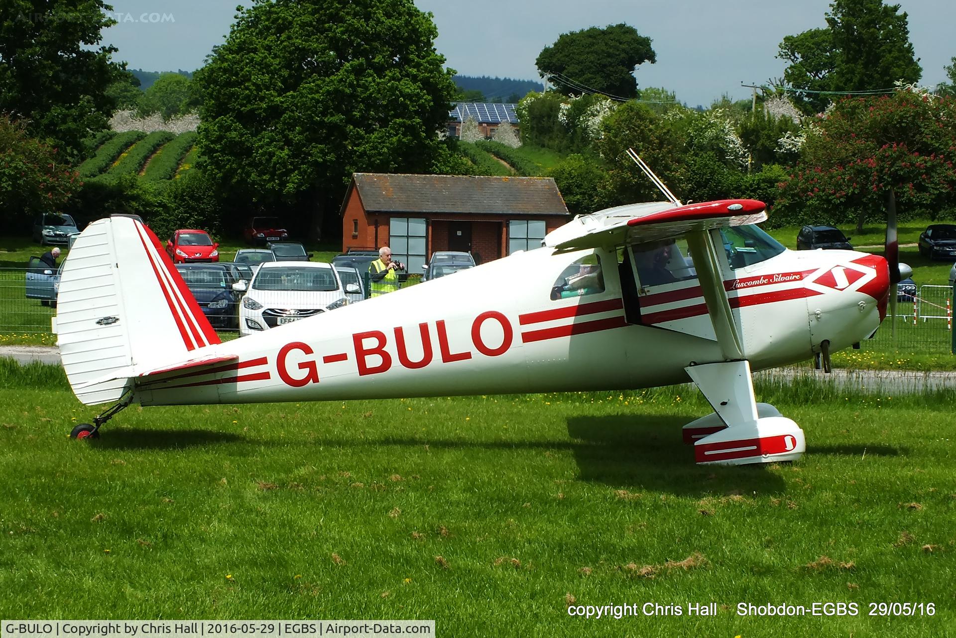 G-BULO, 1946 Luscombe 8F Silvaire C/N 4216, at Shobdon