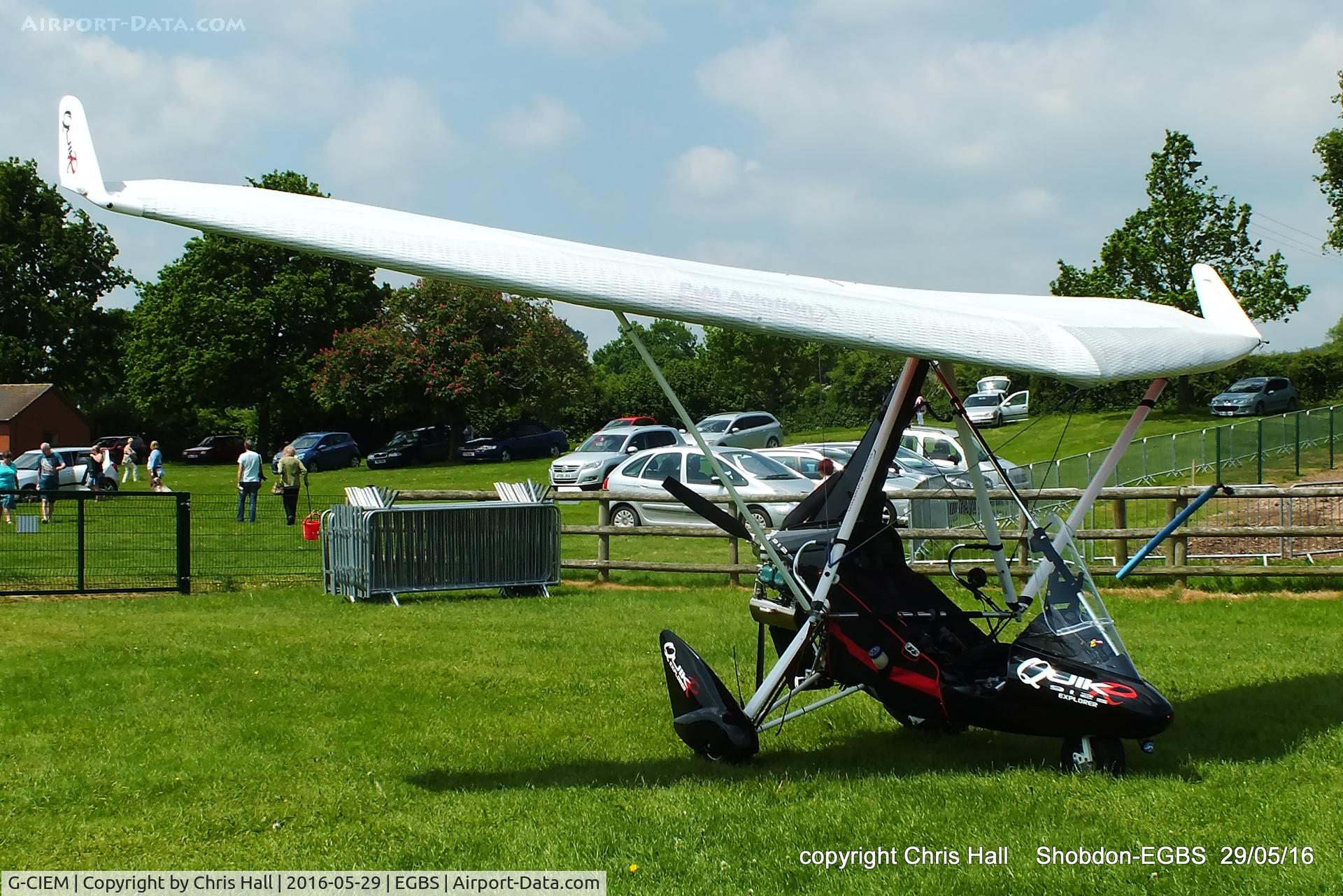 G-CIEM, 2014 P&M Aviation QuikR C/N 8678, at Shobdon