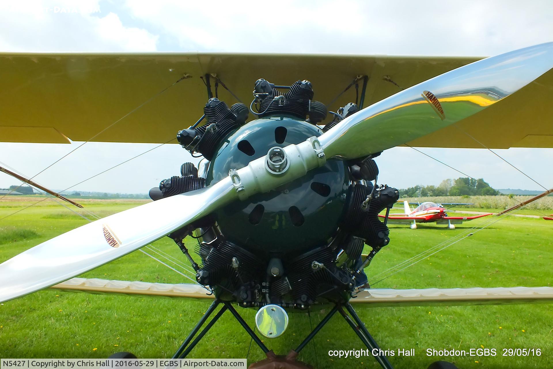 N5427, 1928 Travel Air 4000 C/N 516, at Shobdon