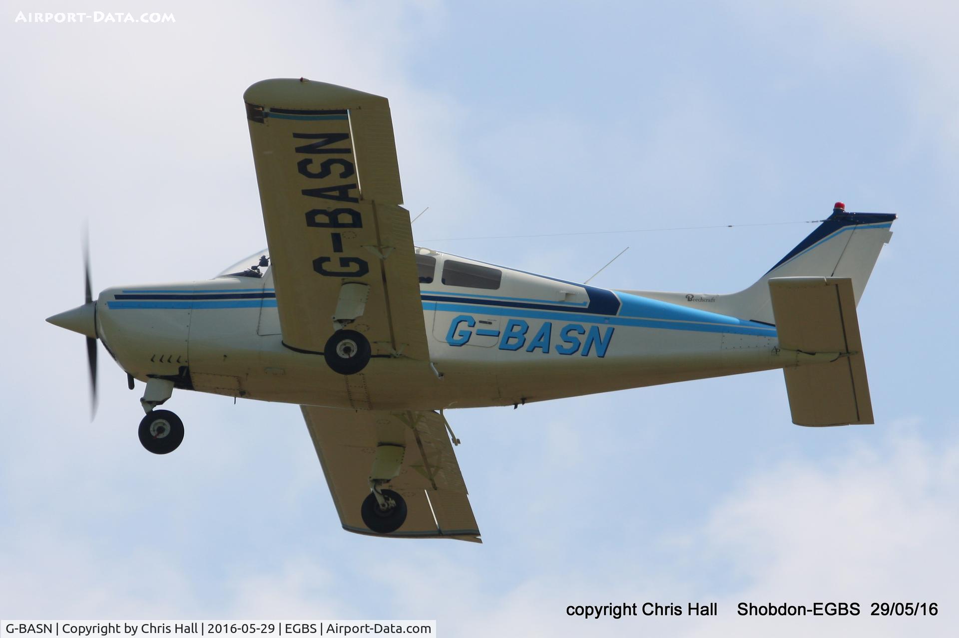 G-BASN, 1973 Beech C23 Sundowner 180 Sundowner 180 C/N M-1476, at Shobdon
