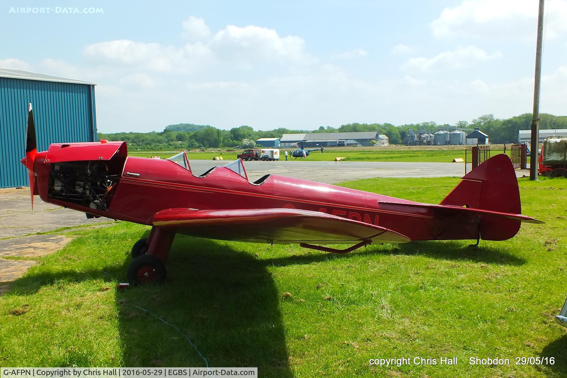 G-AFPN, 1939 De Havilland DH-94 Moth C/N 94016, at Shobdon