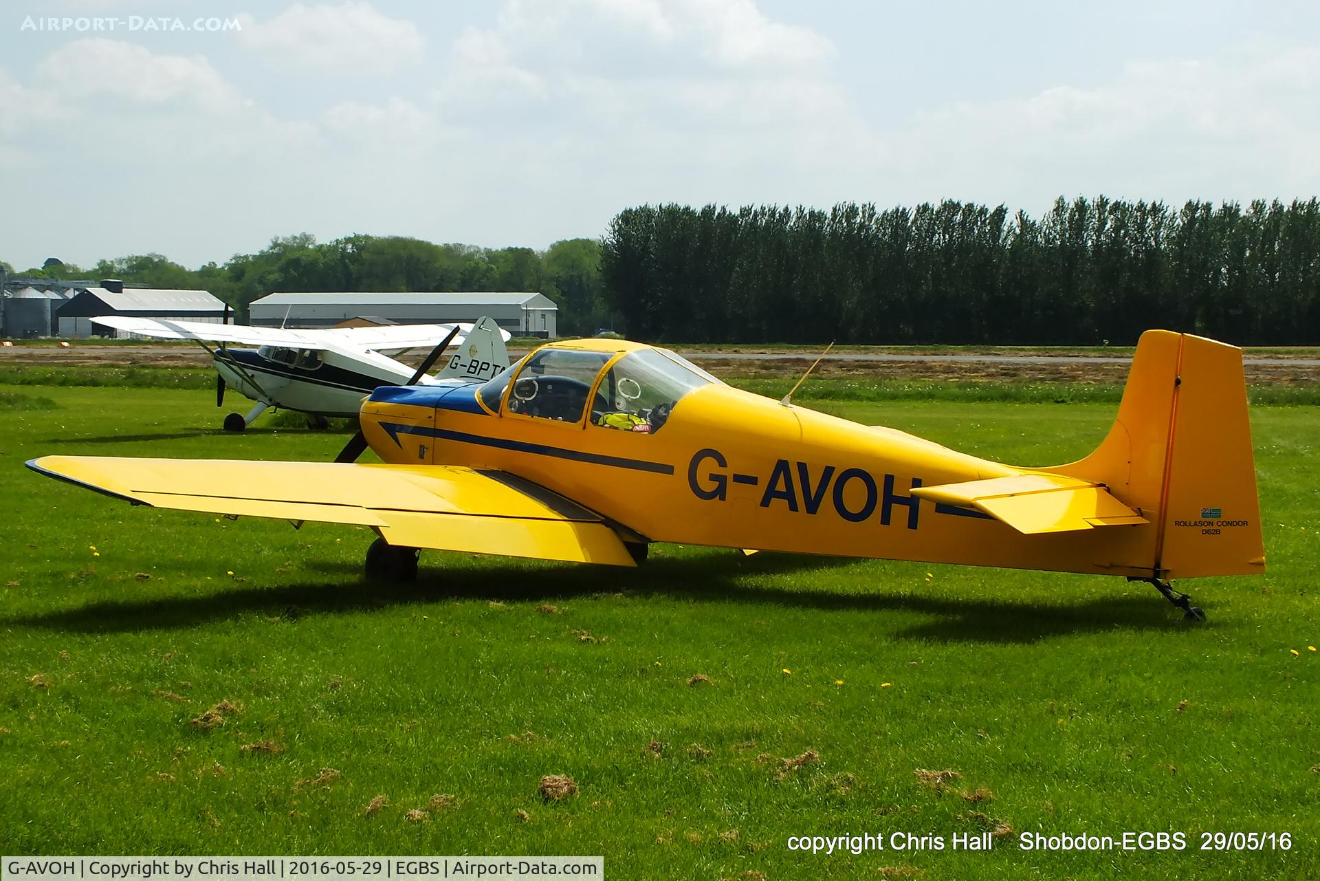 G-AVOH, 1967 Rollason Druine D-62B Condor C/N RAE/622, at Shobdon