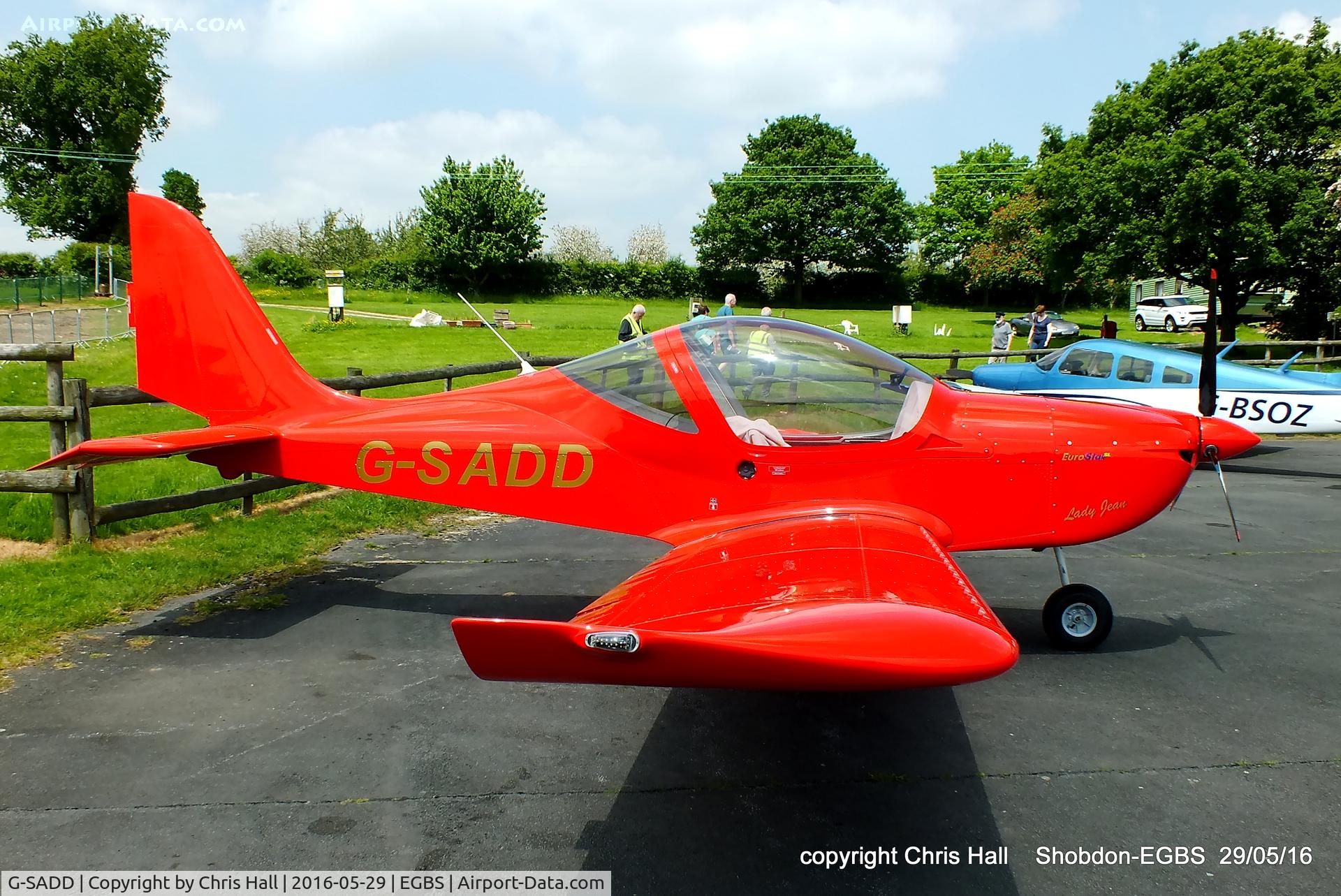 G-SADD, 2015 Evektor EV-97 Eurostar SL C/N 2015-4218, at Shobdon