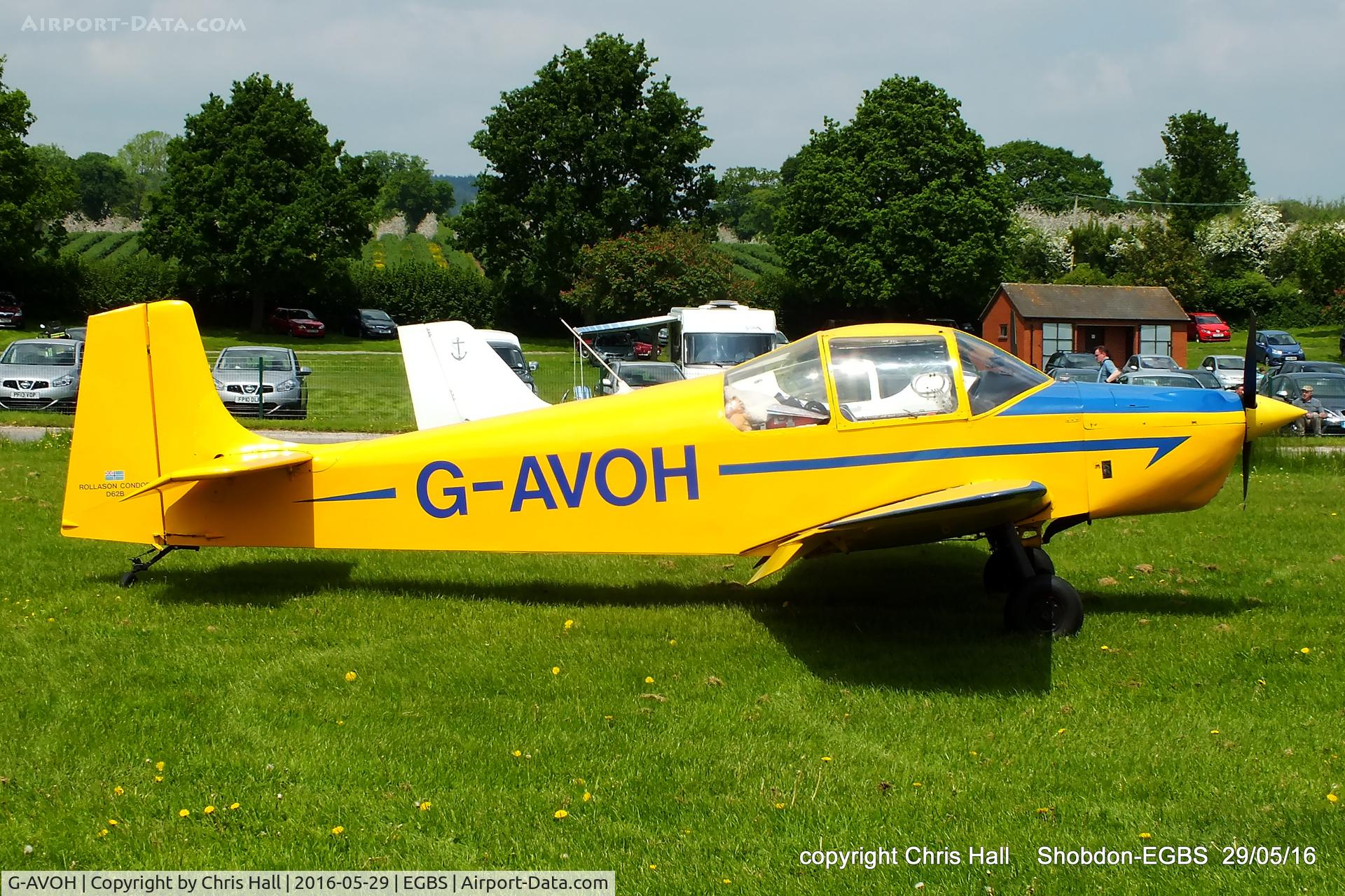 G-AVOH, 1967 Rollason Druine D-62B Condor C/N RAE/622, at Shobdon