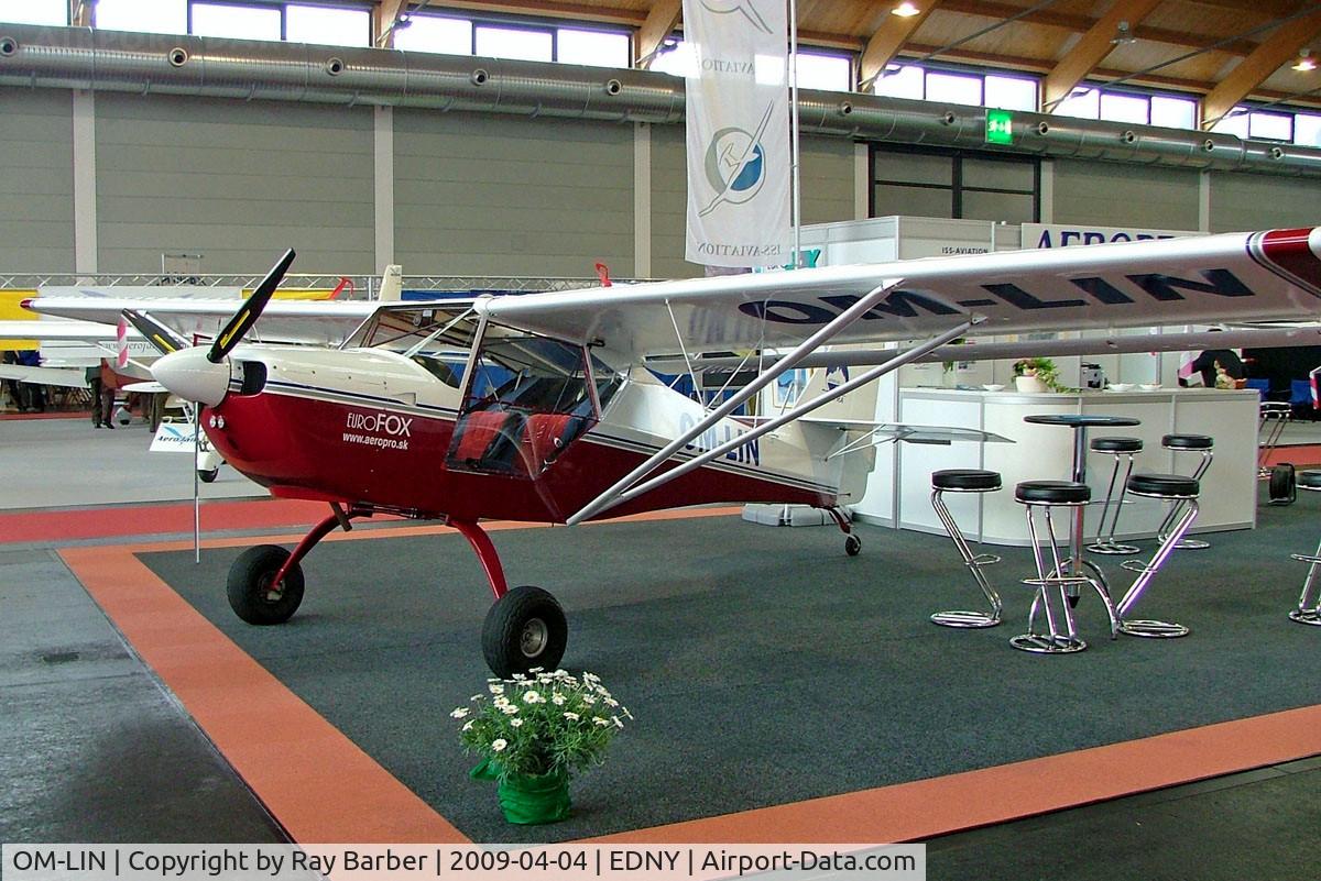 OM-LIN, 2007 Aeropro Eurofox 2K C/N 23107, Aeropro Eurofox 912-3K [23107] Friedrichshafen~D 04/04/2009