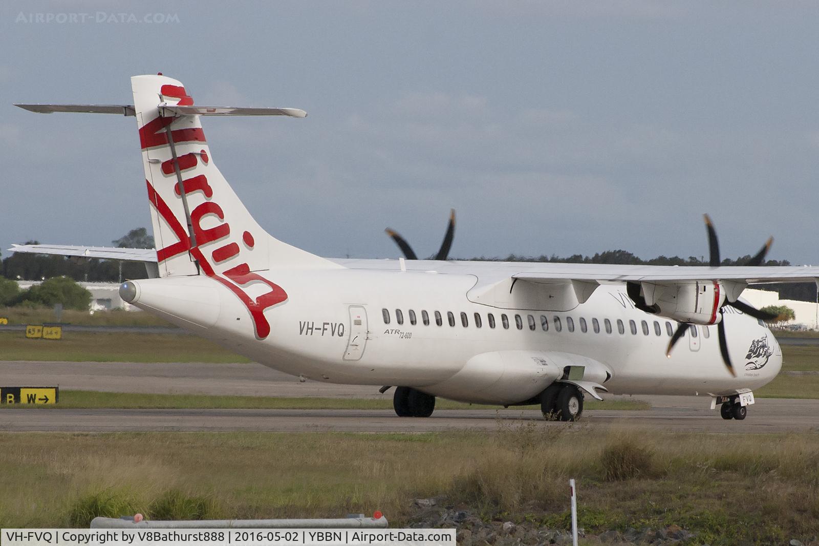 VH-FVQ, 2012 ATR 72-600 (72-212A) C/N 1053, Taxing