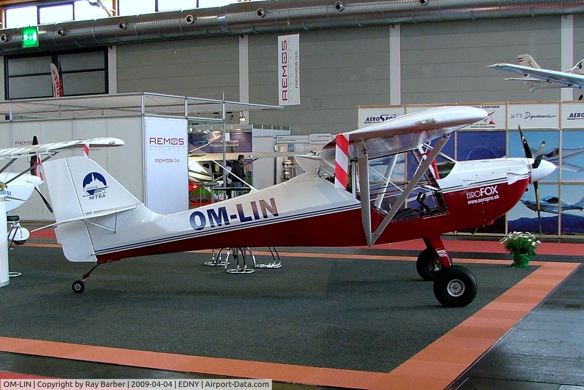 OM-LIN, 2007 Aeropro Eurofox 2K C/N 23107, Aeropro Eurofox 912-3K [23107] Friedrichshafen~D 04/04/2009