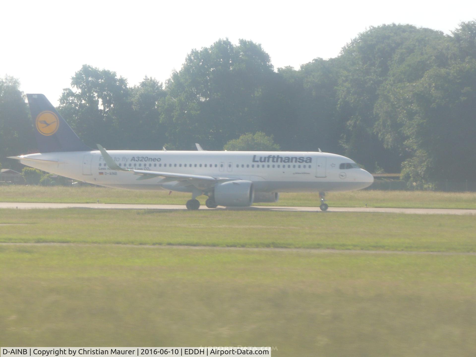 D-AINB, 2016 Airbus A320-271N C/N 6864, Airbus A320 NEO