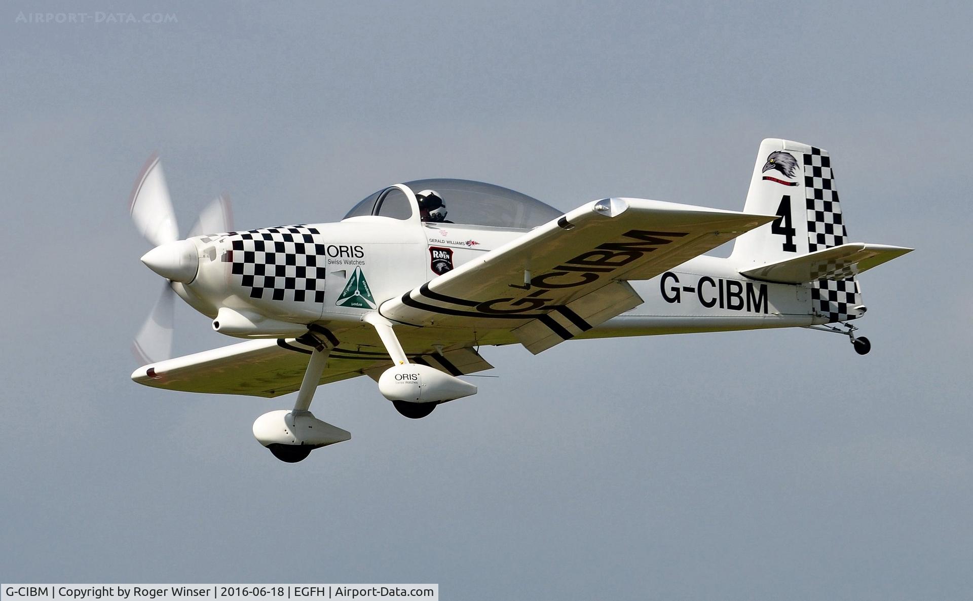 G-CIBM, 2013 Vans RV-8 C/N LAA 303-15083, Raven 4 of Team Raven.