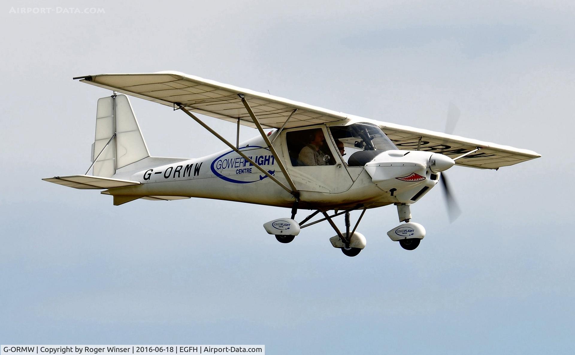 G-ORMW, 2005 Comco Ikarus C42 FB100 C/N 0501-6653, Resident C42 operated by Gower Flight Centre.