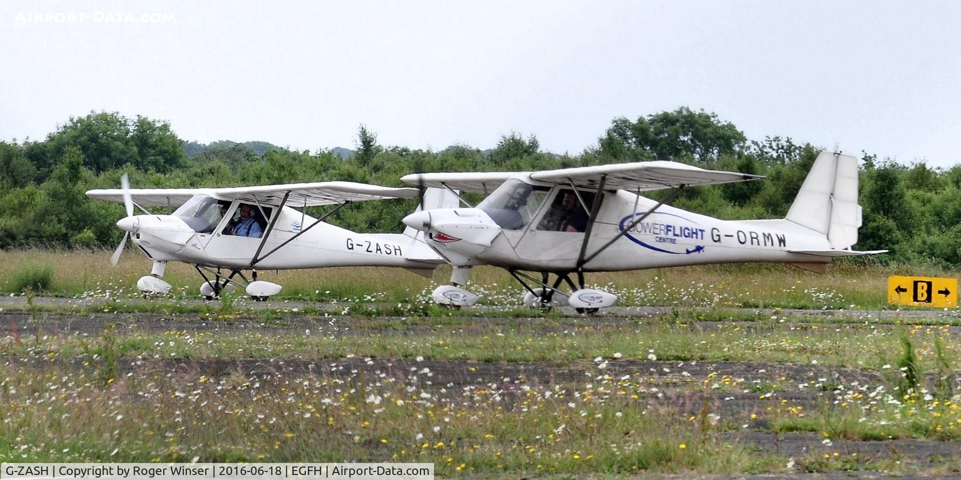 G-ZASH, 2013 Comco Ikarus C42 FB80 C/N 1304-7257, Resident C42 aircraft G-ZASH and G-ORMW operated by Gower Flight Centre.