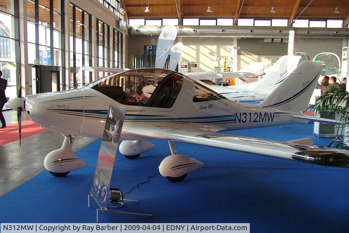 N312MW, TL Ultralight TL-2000 Sting S3 C/N TLUSA175, TL Ultralight TL-2000 SRO Sting S3 [TLUSA175] Friedrichshafen~D 04/04/2009